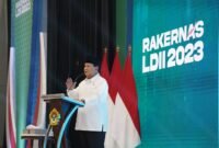 Acara Rapat Kerja Nasional (Rakernas) Lembaga Dakwah Islam Indonesia (LDII) 2023 di Jakarta Timur. (Dok. Tim Media Prabowo Subianto)

