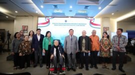 Acara 'Pidato Calon Presiden Republik Indonesia: Arah dan Strategi Politik Luar Negeri' yang digelar Centre for Strategic and International Studies (CSIS) di Jakarta. (Dok. Tim Media Prabowo Subianto)