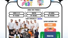 Line Up NDX AKA, Gildcoutic, Guyon Waton, Play In Sunday Band, StoryArt, ADT D’KOPLO, dan Koplo Panturas telah diumumkan. 