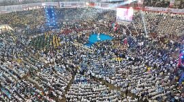 Capres nomor urut 2, Prabowo Subianto bertemu masyarakat Medan, Sumatera Utara. (Dok. TKN Prabowo - Gibran)

