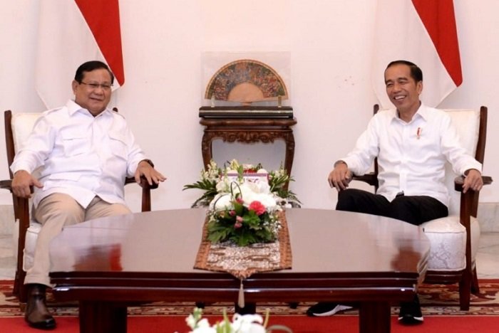 Presiden Joko Widodo bersama Capres nomor urut 2, Prabowo Subianto. (Dok. Setkab.go.id)

