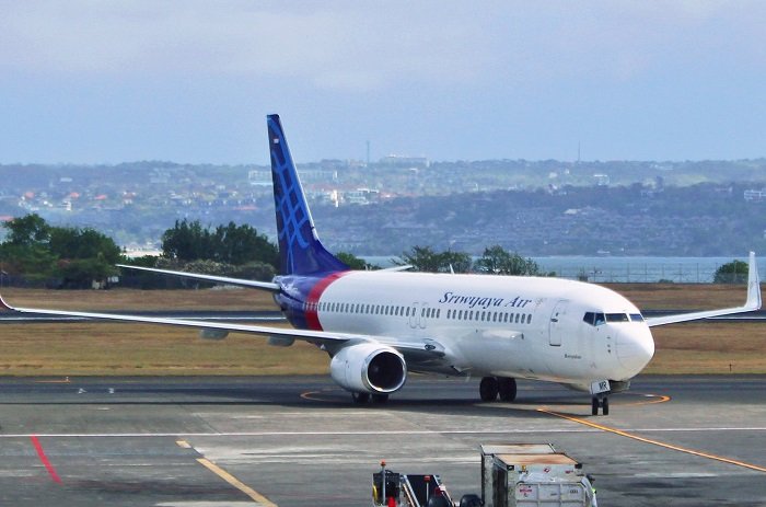 Maskapai Penerbangan Sriwijaya Air. (Facebook.com/@Sriwijaya Air)

