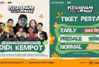 Pesta Semalam Minggu Vol.5: Tribute Didi Kempot Hadirkan Penampilan Yan Vellia, Saka Kempot, & NDX AKA (11/10/24).(Doc.Ist)